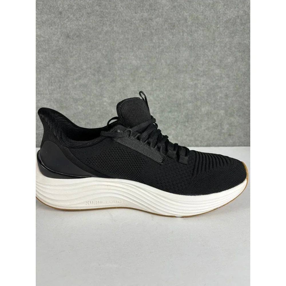 Kuru Atom 2 Athletic Walking Shoe Wide Width Size 9 Black Gum Sole